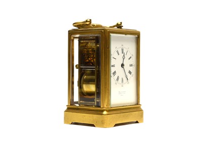 Lot 1260 - A late 19th Century repeating carriage clock, by Klaftenberger