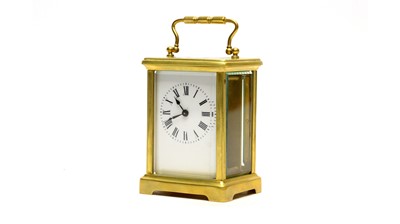 Lot 1262 - A late 19th Century French carriage clock