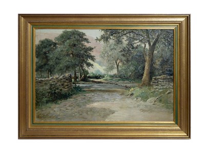 Lot 1109 - Frank Thomas Carter - A Path Through the Woods | oil