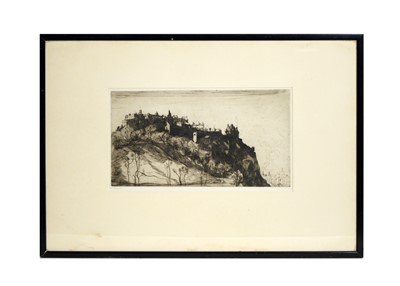 Lot 1022 - Katherine Cameron - Edinburgh Castle | etching
