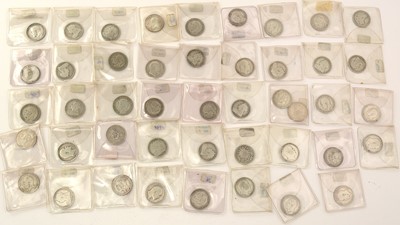 Lot 850 - A collection of Queen Victoria, Edward VII and George V shillings