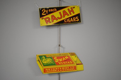 Lot 389A - Two enamel tobacco advertising signs