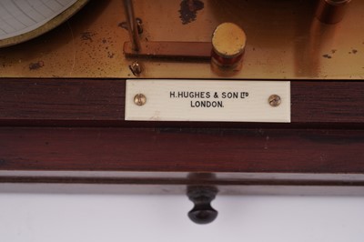 Lot 126 - An early 20th Century mahogany cased barograph