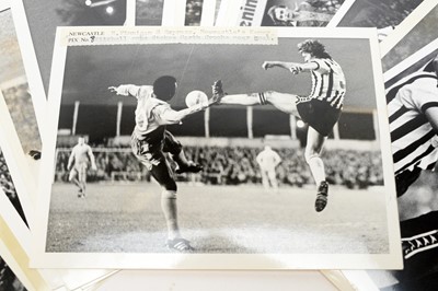 Lot 280 - A collection of football photographs relating to Newcastle United F.C