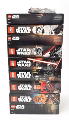 Lot 345 - A collection of LEGO Star Wars buildable figures.