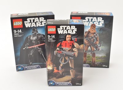 Lot 346 - A collection of LEGO Star Wars buildable figures.