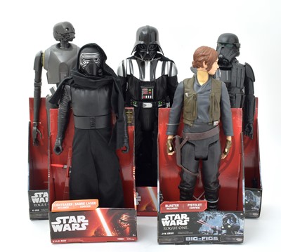 Lot 348 - Jakks Star Wars articulated figures.