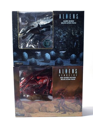 Lot 354 - Two Neca Aliens deluxe action figures.