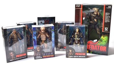 Lot 364 - A collection of Predator figures by McFarlane Toys and Neca.