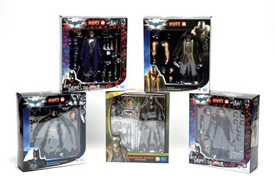 Lot 370 - A collection of Mafex Medicom Toy Batman figures.