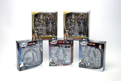 Lot 371 - A collection of Mafex Medicom Toy Batman figures.