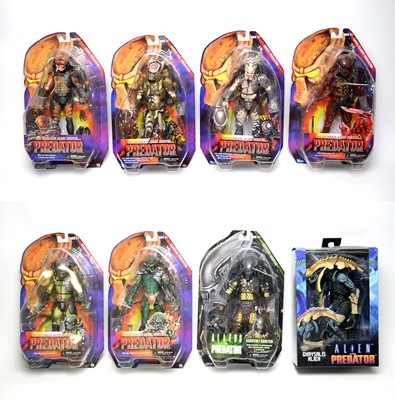 Lot 373 - A collection of Neca Predator figures.