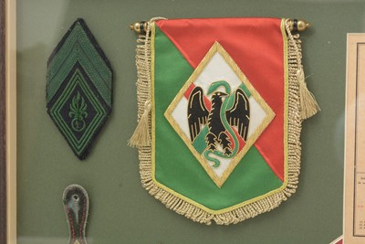 Lot 1031 - A group of medals and affects awarded to Caporal Chef Salvatore Lobianco