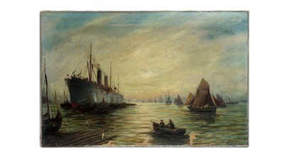 Lot 1153 - Bernard Benedict Hemy - Replenishing Supplies off the North East Coast | oil