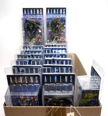 Lot 381 - A collection of Neca Aliens figures.