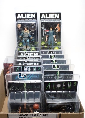 Lot 382 - A collection of Neca Alien figures.