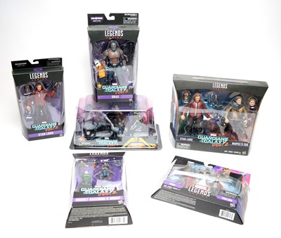 Lot 386 - A collection of Hasbro Marvel Legends Series Guardians of the Galaxy Vol. 2 figures.