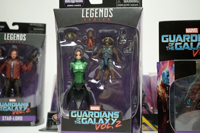 Lot 386 - A collection of Hasbro Marvel Legends Series Guardians of the Galaxy Vol. 2 figures.
