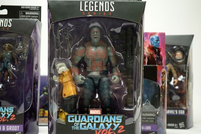 Lot 386 - A collection of Hasbro Marvel Legends Series Guardians of the Galaxy Vol. 2 figures.