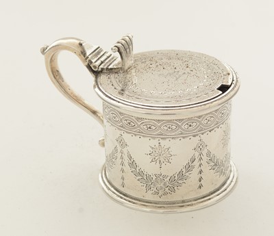 Lot 38 - A Victorian silver mustard pot