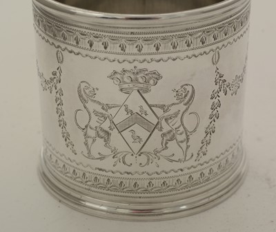 Lot 40 - A George III Silver mustard pot