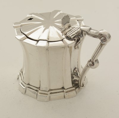 Lot 51 - A Victorian silver mustard pot
