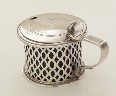 Lot 58 - An early Victorian silver North Country provincial mustard pot