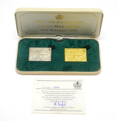 Lot 964 - Hallmarks Replica Limited The Royal Wedding stamp replicas