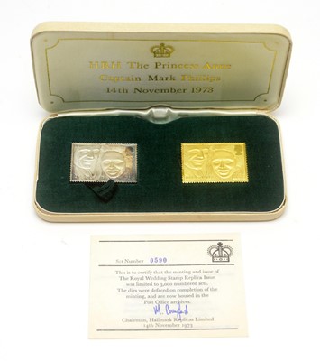 Lot 965 - Hallmarks Replica Limited The Royal Wedding stamp replicas