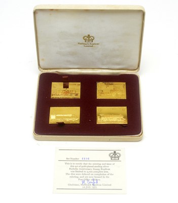 Lot 971 - Hallmarks Replica Limited Passenger Railway 150th Anniversary stamp replicas