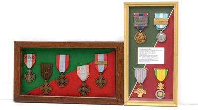 Lot 1040 - A selection French First World War and later medals