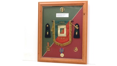 Lot 1041 - A display of effect for 3e Regiment Etranger d, Infanterie