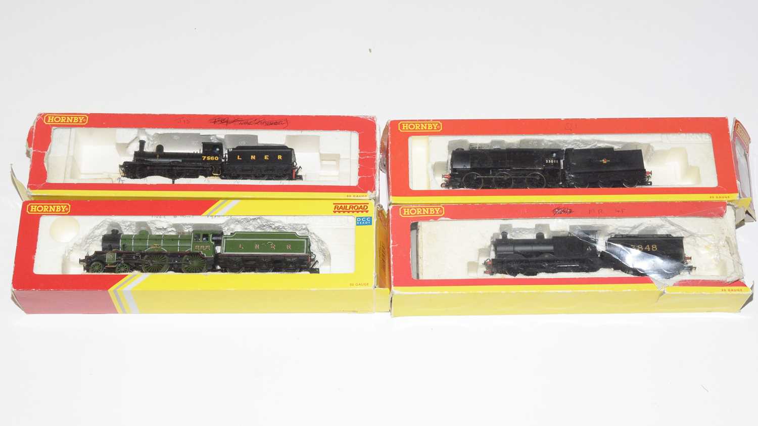 Lot 52 - Four Hornby 00-gauge locomotives and tenders