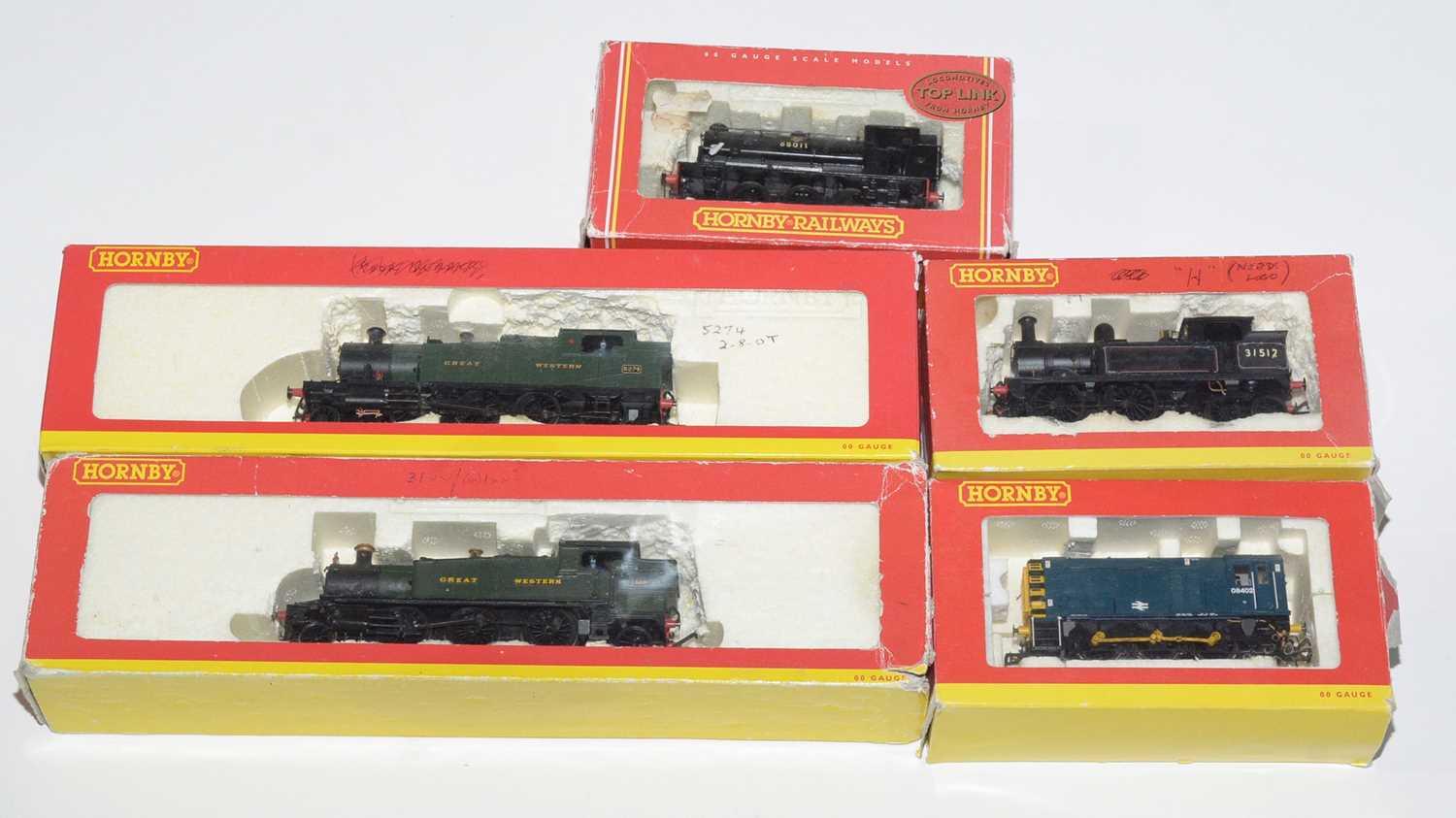 Lot 54 - Six Hornby 00-gauge locomotives