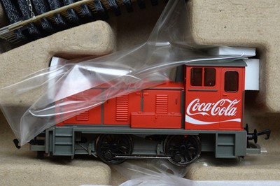 Lot 11 - Hornby 00-gauge Coca-Cola Christmas Train Set, boxed.