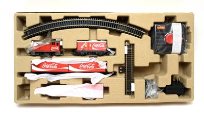 Lot 11 - Hornby 00-gauge Coca-Cola Christmas Train Set, boxed.