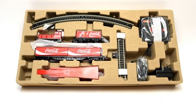 Lot 12 - Hornby 00-gauge Coca-Cola Christmas Train Set, boxed.