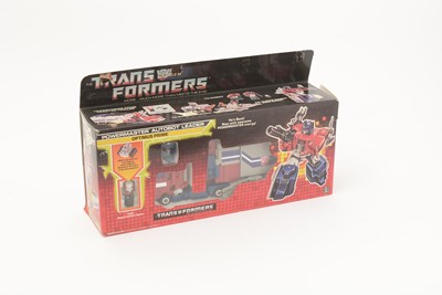 Lot 398 - Transformers Optimus Prime Powermaster Autobot leader, by Hasbro