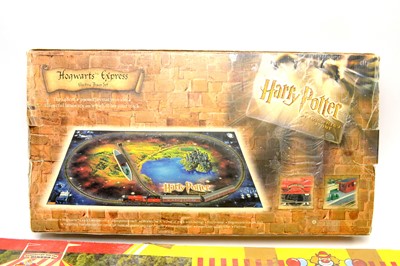 Lot 17 - Hornby Hogwarts Express and Bartellos' Big Top Circus electric train sets.