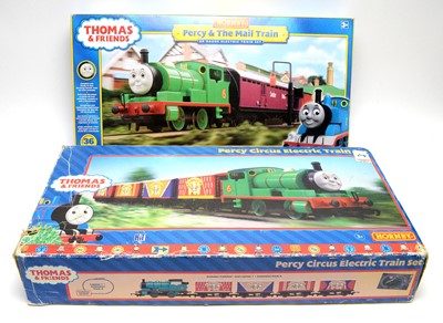 Lot 20 - Two boxed Hornby 'Thomas & Friends' Percy electric train sets