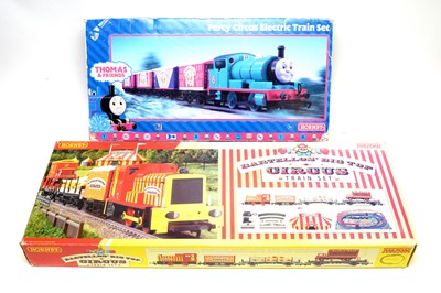 Lot 21 - Hornby 'Thomas and Friends' and 'Bartellos' Big Top Circus' 00-gauge electric train sets