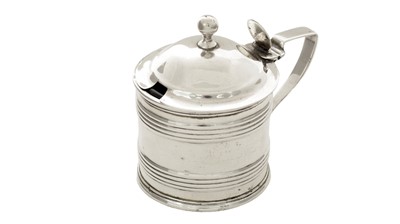 Lot 80 - A Geroge III North Country provincial silver mustard pot