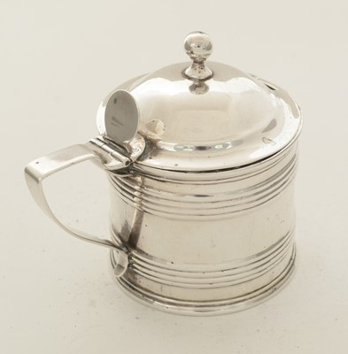 Lot 80 - A Geroge III North Country provincial silver mustard pot