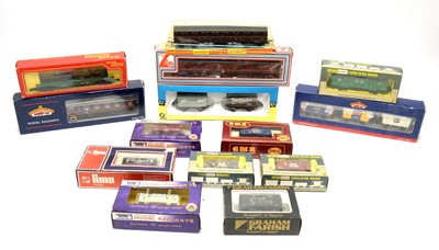 Lot 23 - Selection of 00-gauge boxed trains and wagons, various makers.