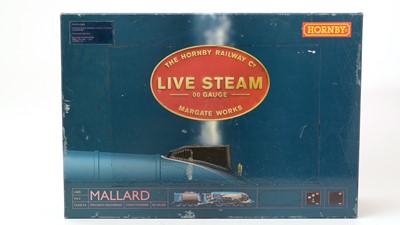 Lot 89 - Hornby Live Steam 00-gauge Mallard set