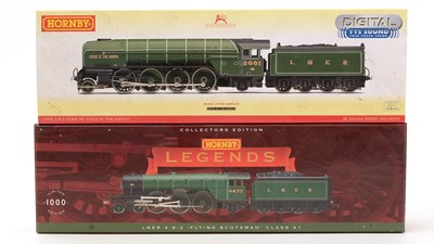 Lot 96 - Two Hornby Locos and tenders, both DCC fitted.