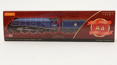 Lot 115 - Hornby 00-gauge The Great A4 Gathering Sir Nigel Gresley locomotive and tender