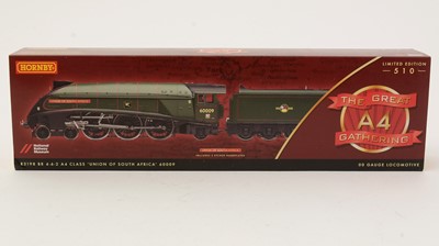 Lot 116 - Hornby 00-gauge The Great A4 Gathering Union of South Africa locomotive and tender