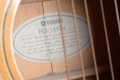 Lot 878 - Yamaha FG335LII guitar