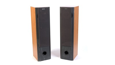 Lot 964 - A pair of Sony floor standing speakers